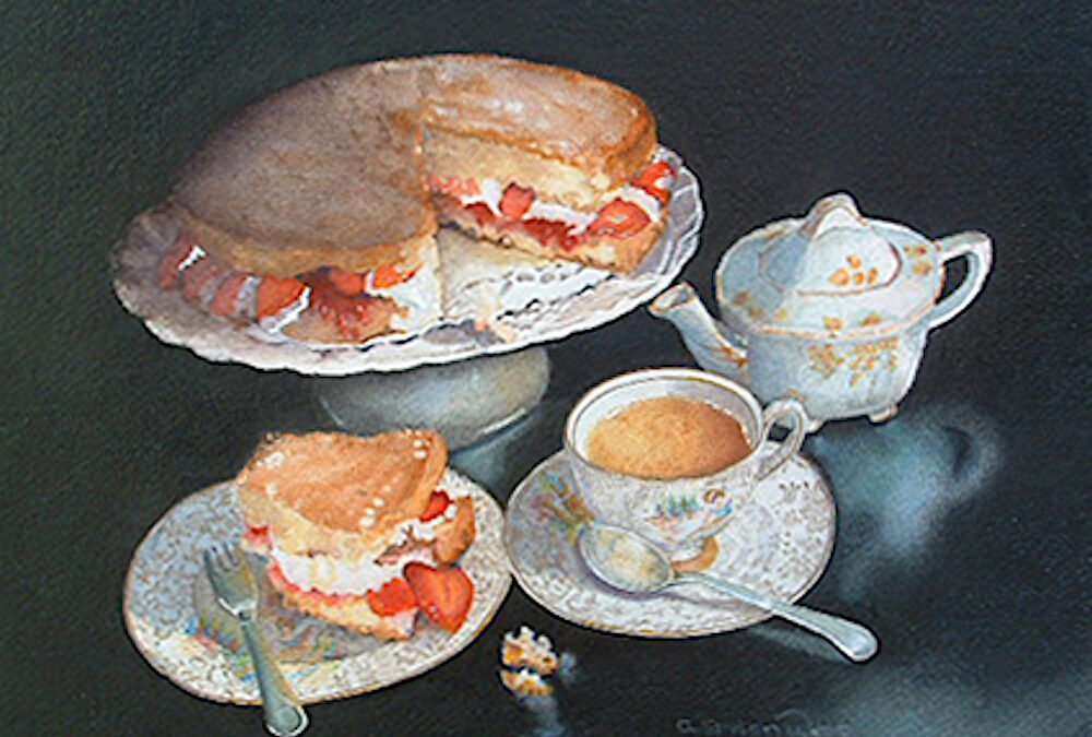 Afternoon tea with Mike and Dee