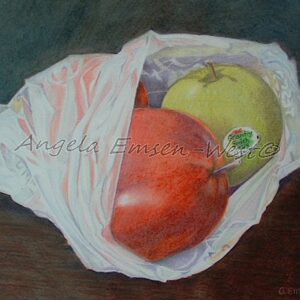Apples in a Plastic Bac