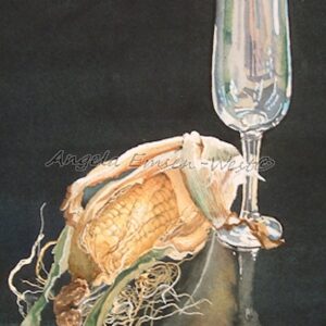 Wine Glass & Corn